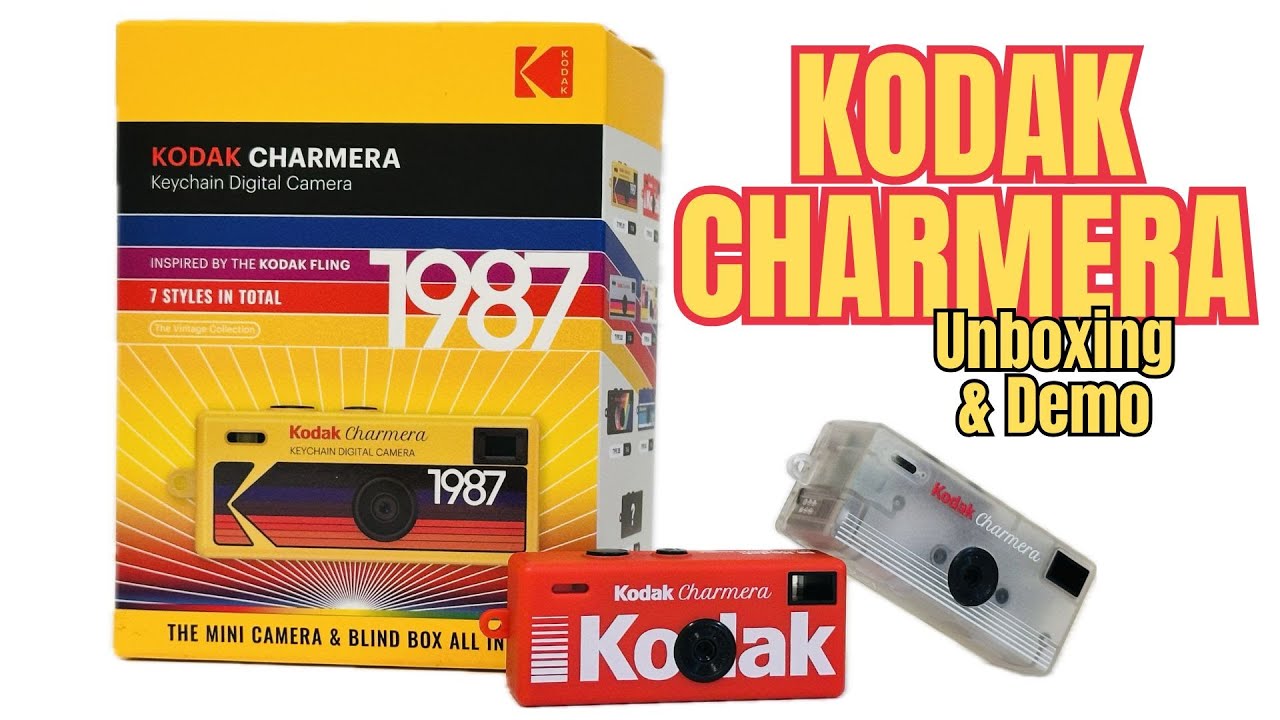 KODAK CHARMERA x KODAK CHARMERA UNBOXING & DEMO
