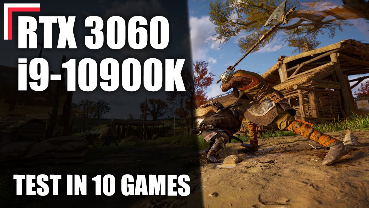 RTX 3060 12GB + Intel i9-10900K &mdash; Тест в 10 играх! [1080p, 1440p, 4K]