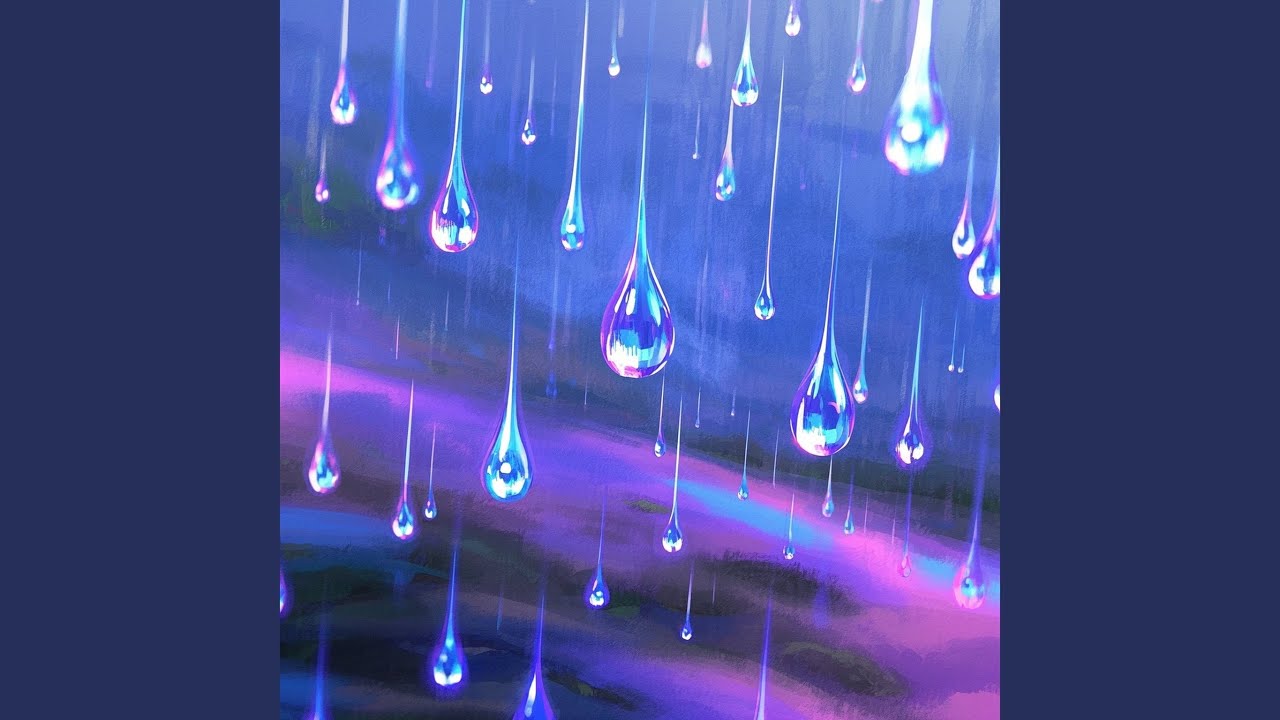 Neon Raindrops