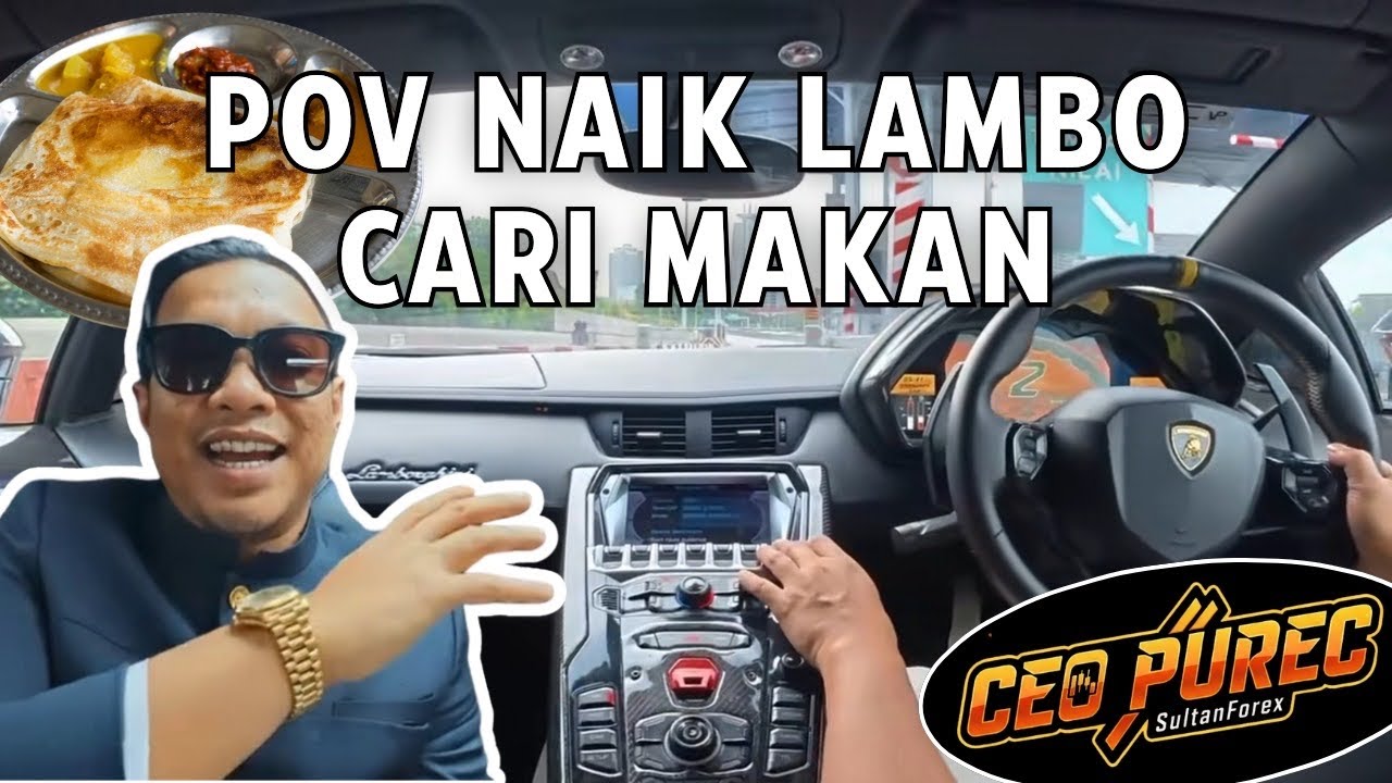 Pov jalan2 naik kereta lamborghini, bagi korang enjoy !