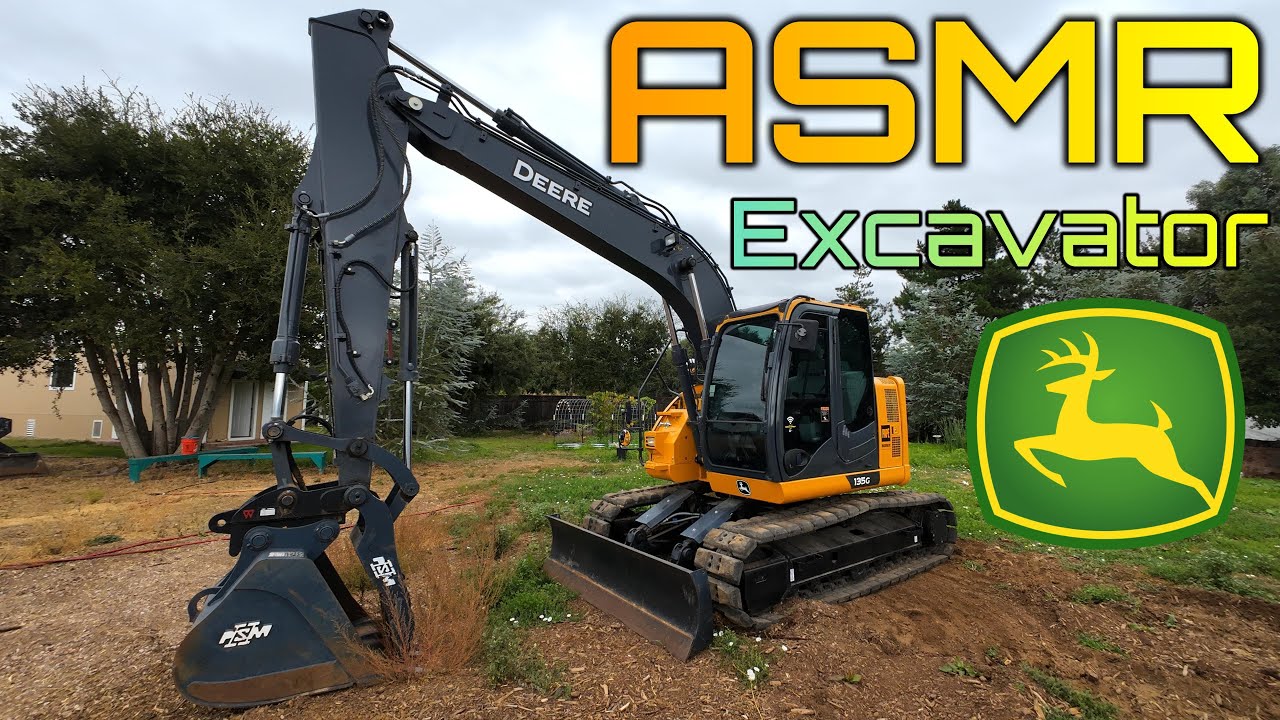 ASMR in my EXCAVATOR