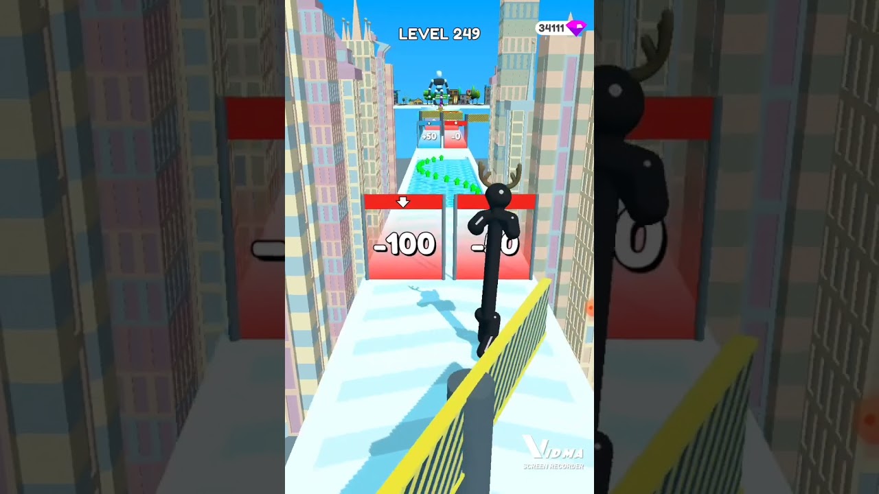 UZUNLAMA VE KISALMA OYUNU OYNADIM PART 2 #Tall Man Run