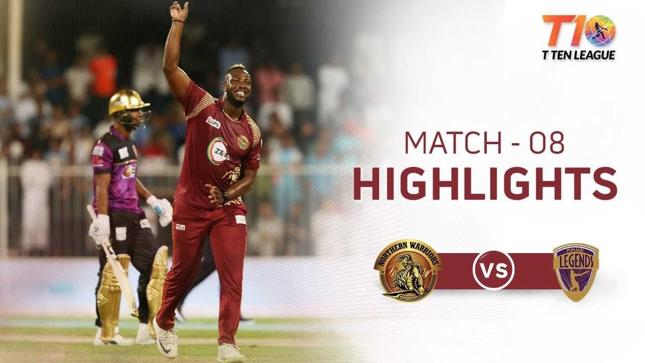 Match 8, Punjabi Legends vs Northern Warriors, T10 League Season 2