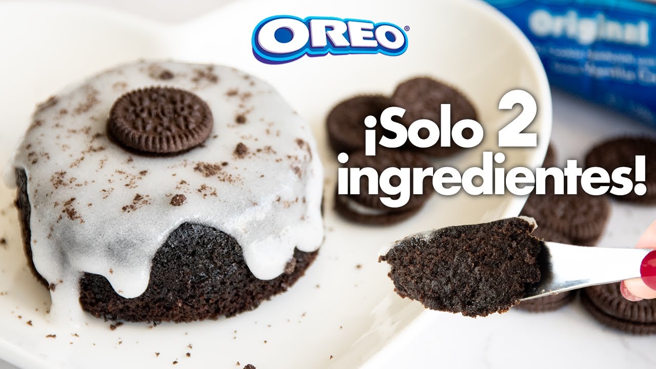 POSTRE de OREO SIN HORNO con 2 Ingredientes 💙 | Postres Sin Horno