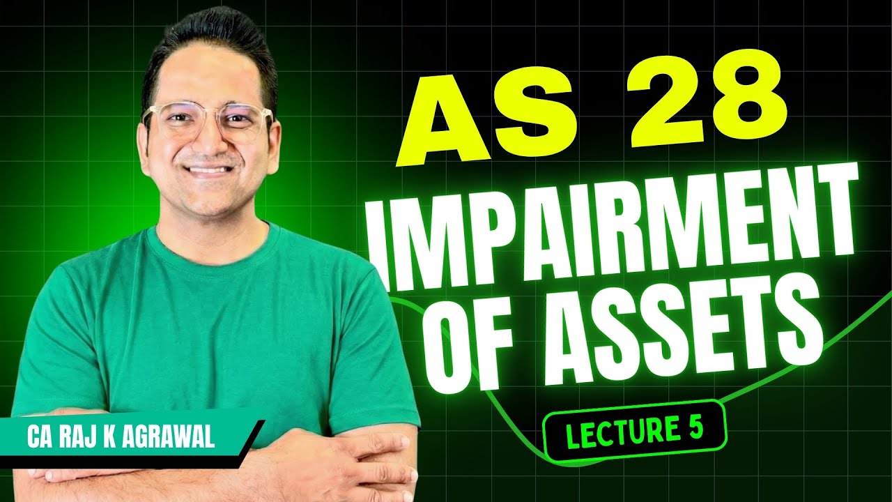 AS 28 - Impairment of Assets | Lecture 5 | CA Raj K Agrawal