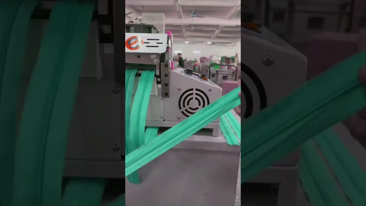 Zipper marking and cutting machine #zippermachine  #cuttingmachine