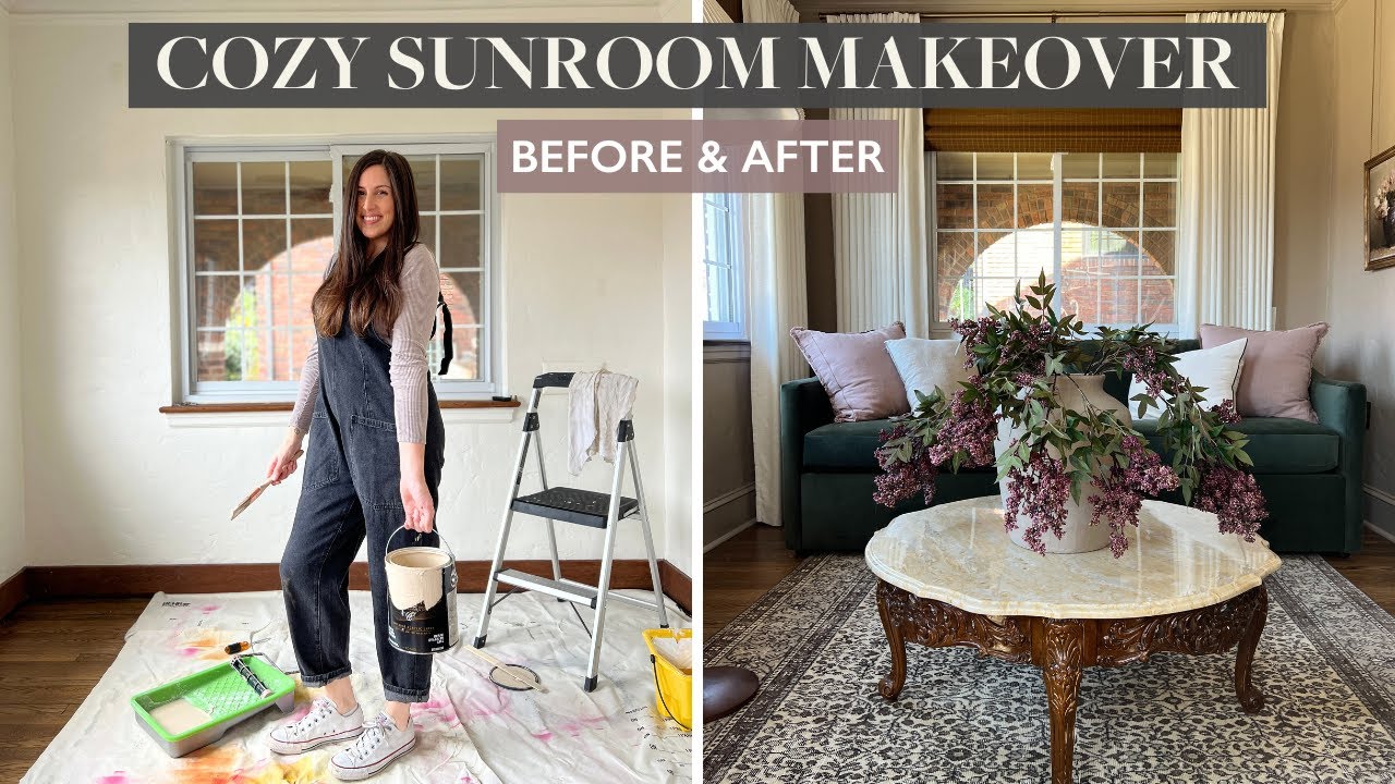 Our Cozy Sunroom Makeover!