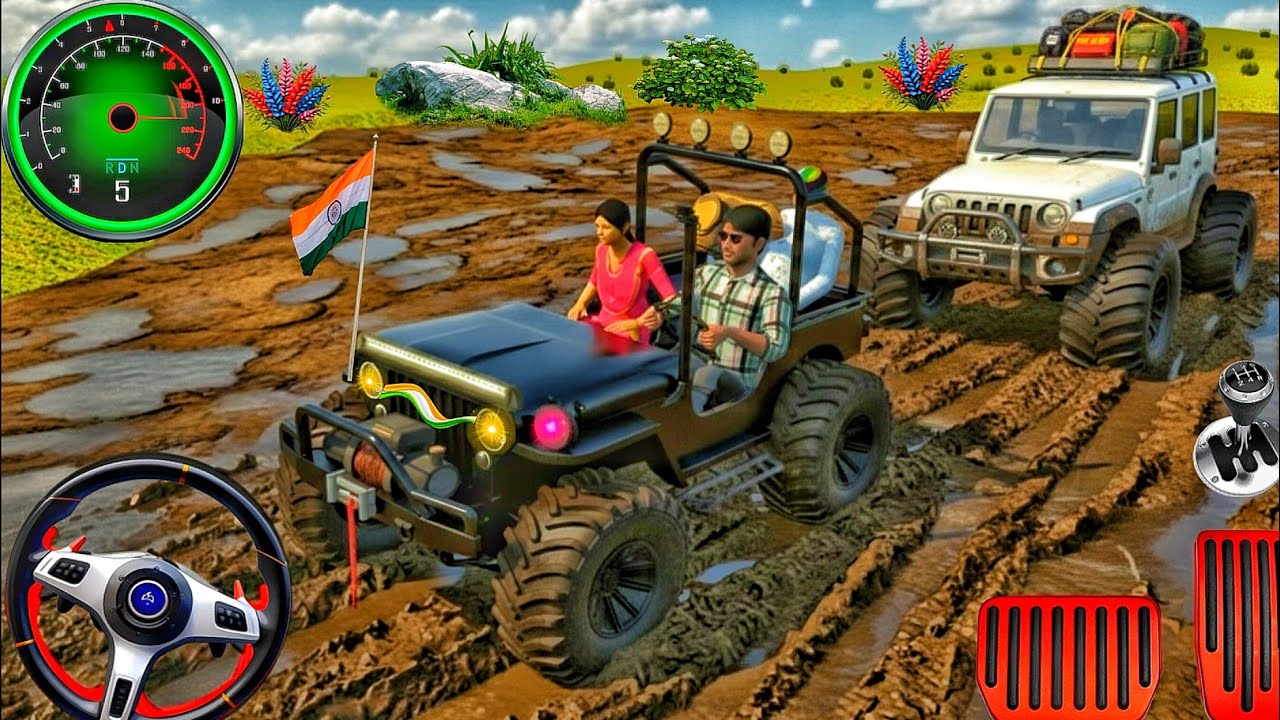 4x4 Offroad Jeep Driving Simulator 3D - Drive SUV 4x4 jeep Offroad Game - Android GamePlay part 10