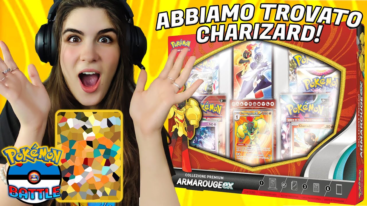 ABBIAMO TROVATO CHARIZARD nella Collezione Premium Armarouge EX 😍 Pokémon Battle | 𝐄𝐋 𝑽𝑺 𝐌𝐀𝐑𝐘