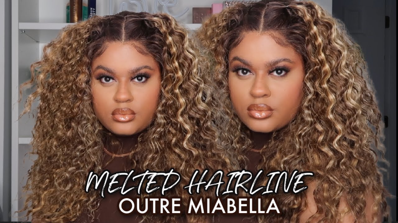 NEW! Outre Synthetic Melted Hairline HD Lace Front Wig - MIABELLA