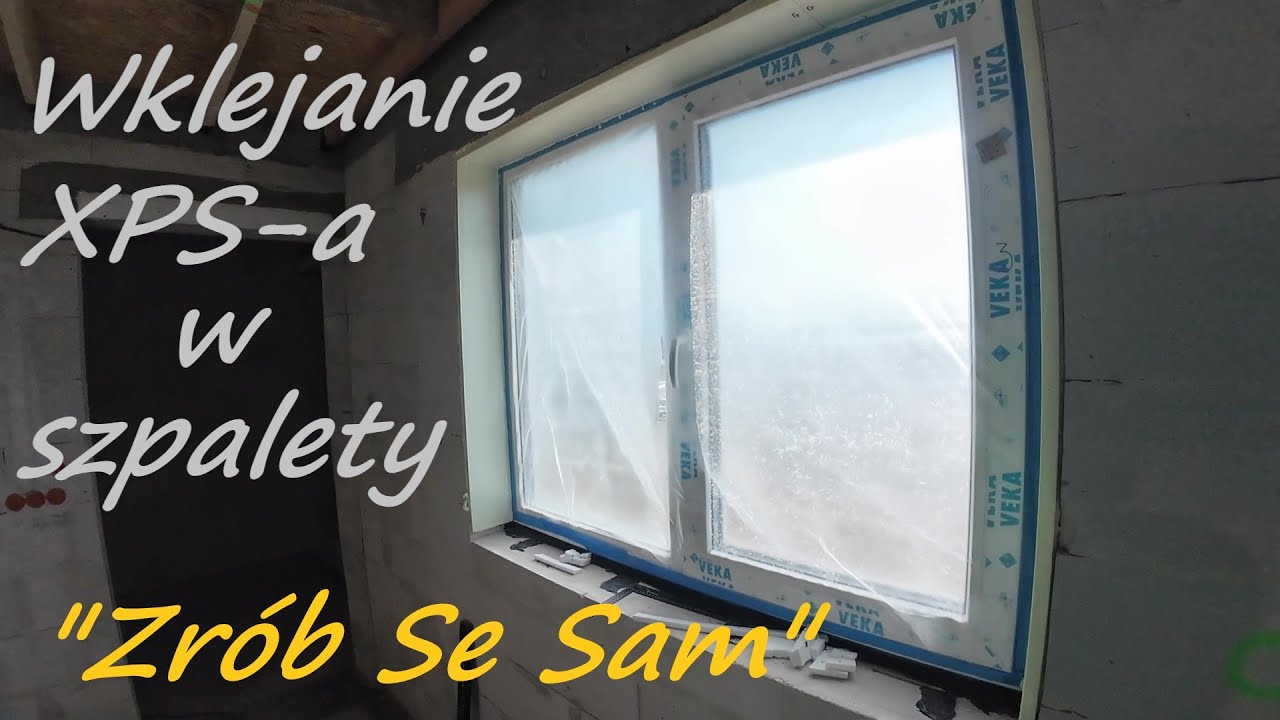 85#Wklejanie XPS-a w szpalety, glify. Siatka zamiast tynków.
