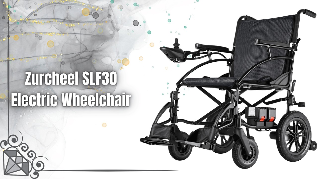 Zurcheel SLF30 Review | Lightweight 36 lbs Foldable Power Wheelchair!