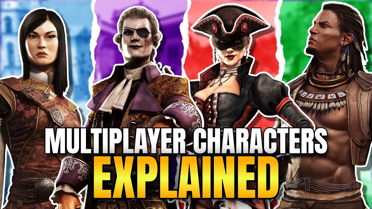 The Lore & Story of Every Multiplayer Character | Assassin's Creed 4: Black Flag