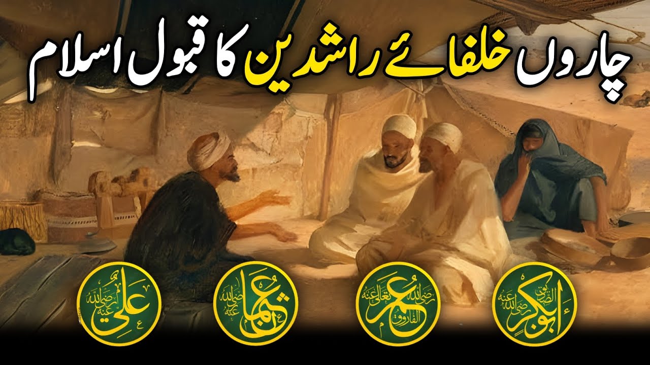 Khulafa-e-Rashideen Ka Qabool e Islam || 4 Caliphs of Islam || Urdu/Hindi