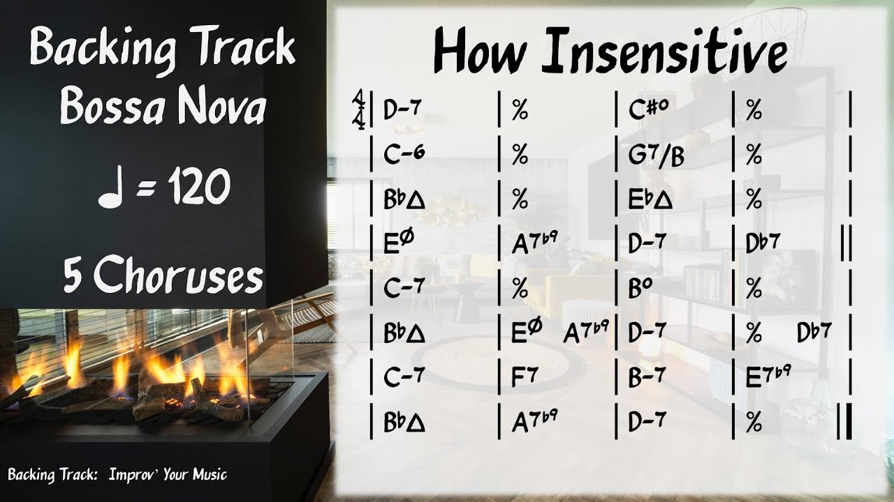 How Insensitive (120 BPM) - Backing Track