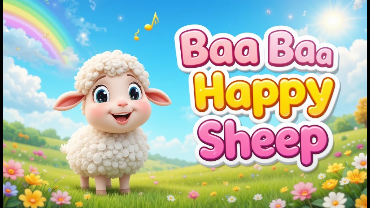 Baa Baa Sheep Song for Kids | Farm Animal Songs