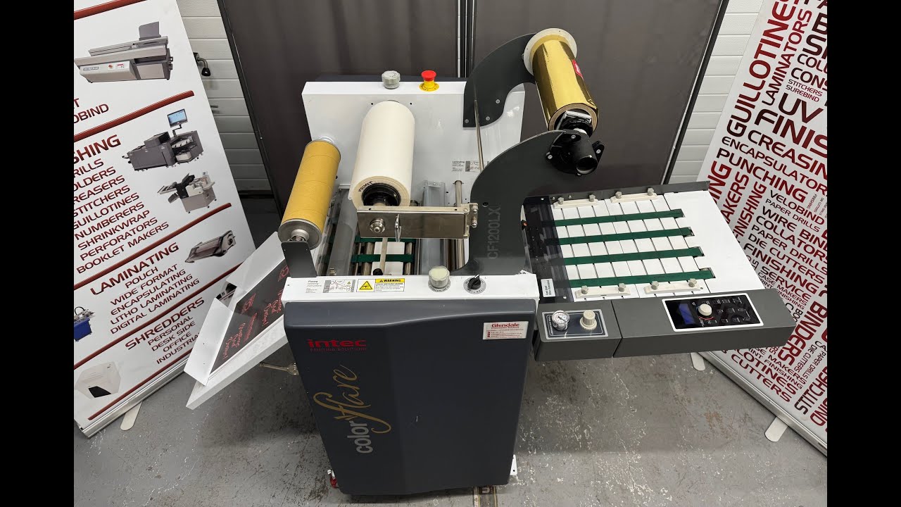 Colorflare / GMP Qtopic 380 Laminator with Digital Foiling