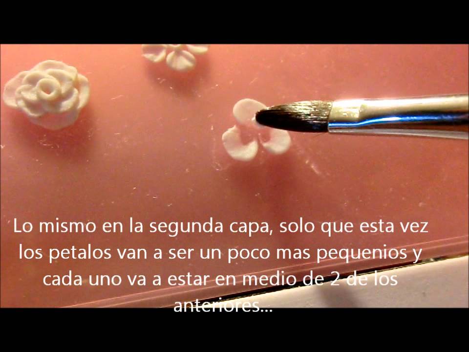 Como hacer Flores Acrilicas 3D