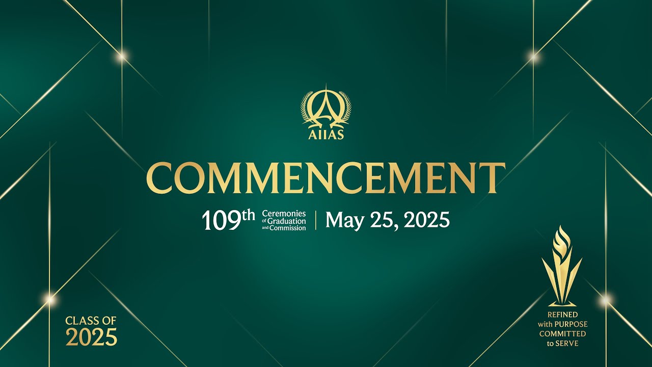 109th AIIAS Graduation Ceremony | Refined With Purpose | Commencement | Sunday | May 25, 2025