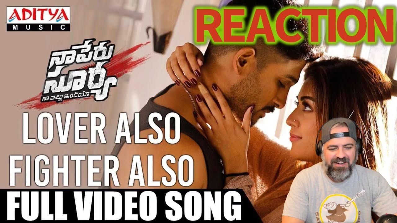 Lover Also Fighter Also Full Video Song | Allu Arjun | Music Reaction
