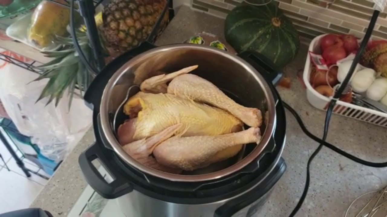 Instant pot 蒸雞 (廣東話)