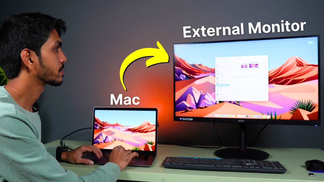 Подключение внешнего монитора к MacBook — процесс настройки внешнего монитора в macOS