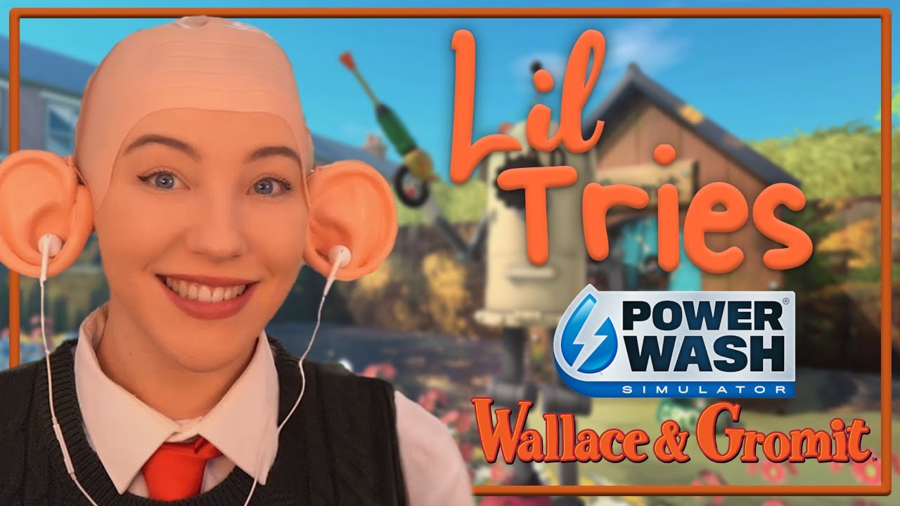 Lil Tries Wallace and Gromit PowerWash Simulator Special Pack! #ad