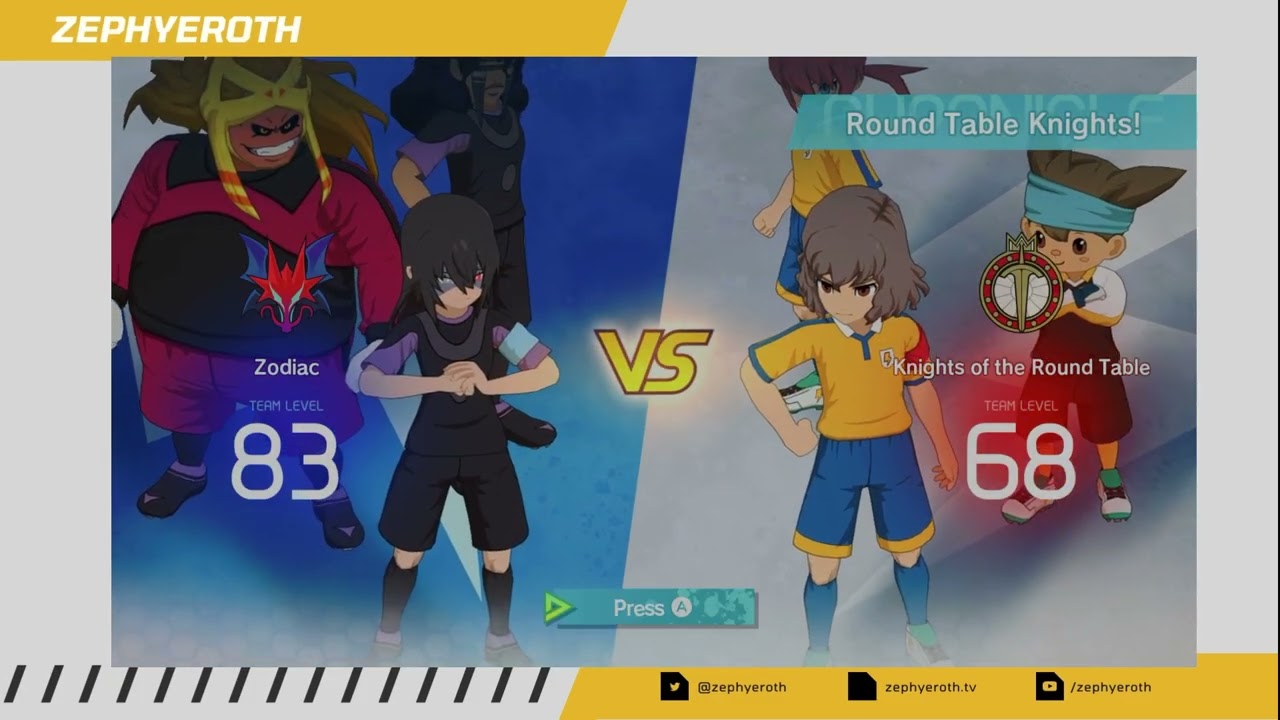 Inazuma Eleven VR - Chronicle Mode - Chrono Stone Route 14 - Round Table Knights!