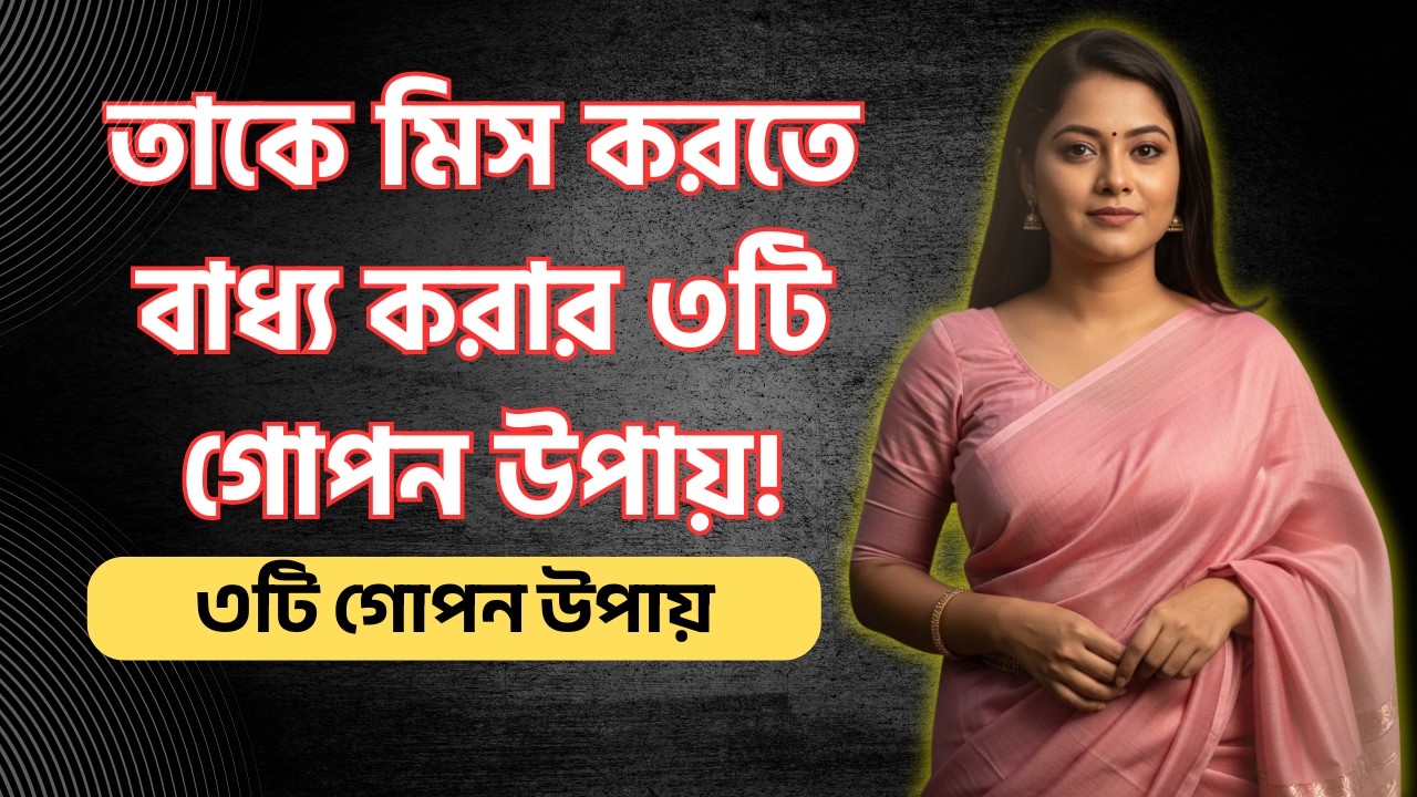 তাকে মিস করতে বাধ্য করার ৩টি গোপন উপায়! | সে আপনার জন্য পাগল হবে