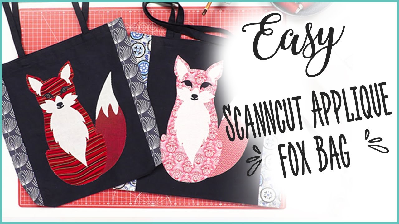 Easy Applique Fox Bag | AD