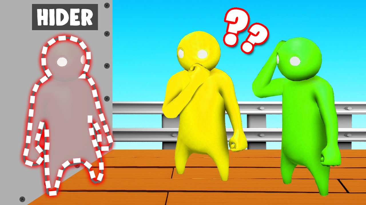 We Play HIDE & SEEK In GANG BEASTS!