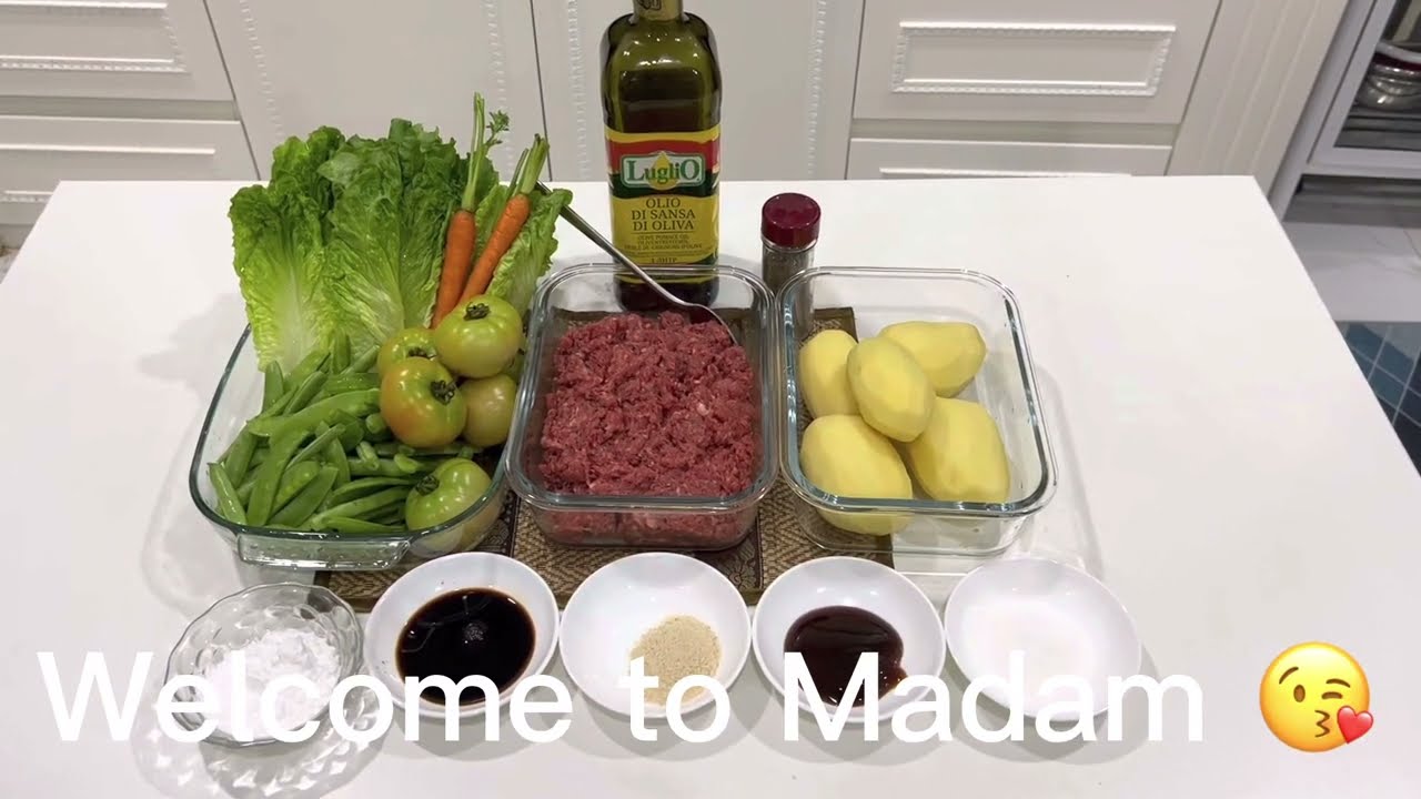 Ep19. Beef patty n Mashed potato សាច់គោម៉ត់ចៀន និងដំឡូងបារាំងកិន