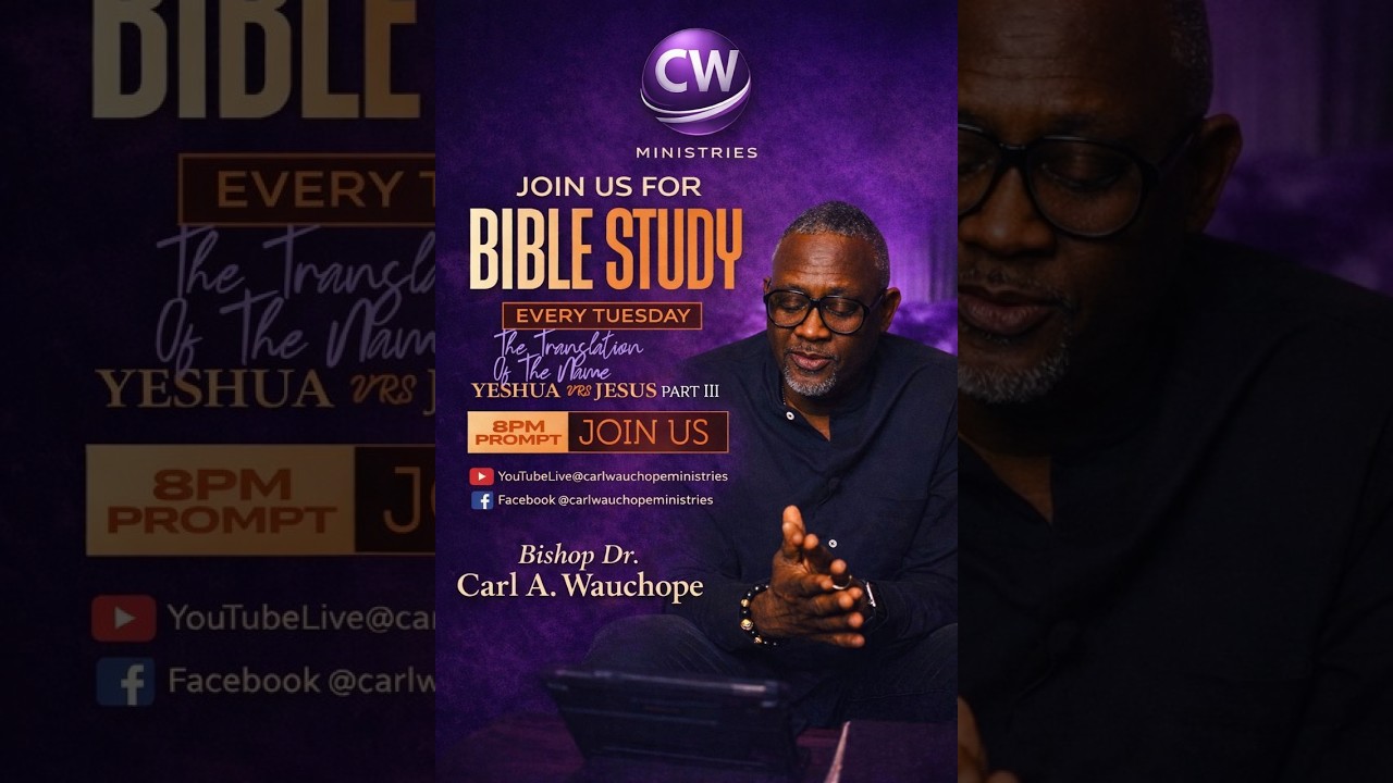 The Translation of the Name Yeshua vs Jesus // Pastor Carl Wauchope