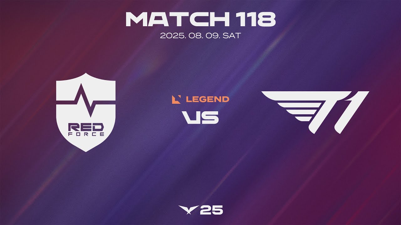 NS vs T1 | Match 118 Highlights | 08.09 | 2025 LCK