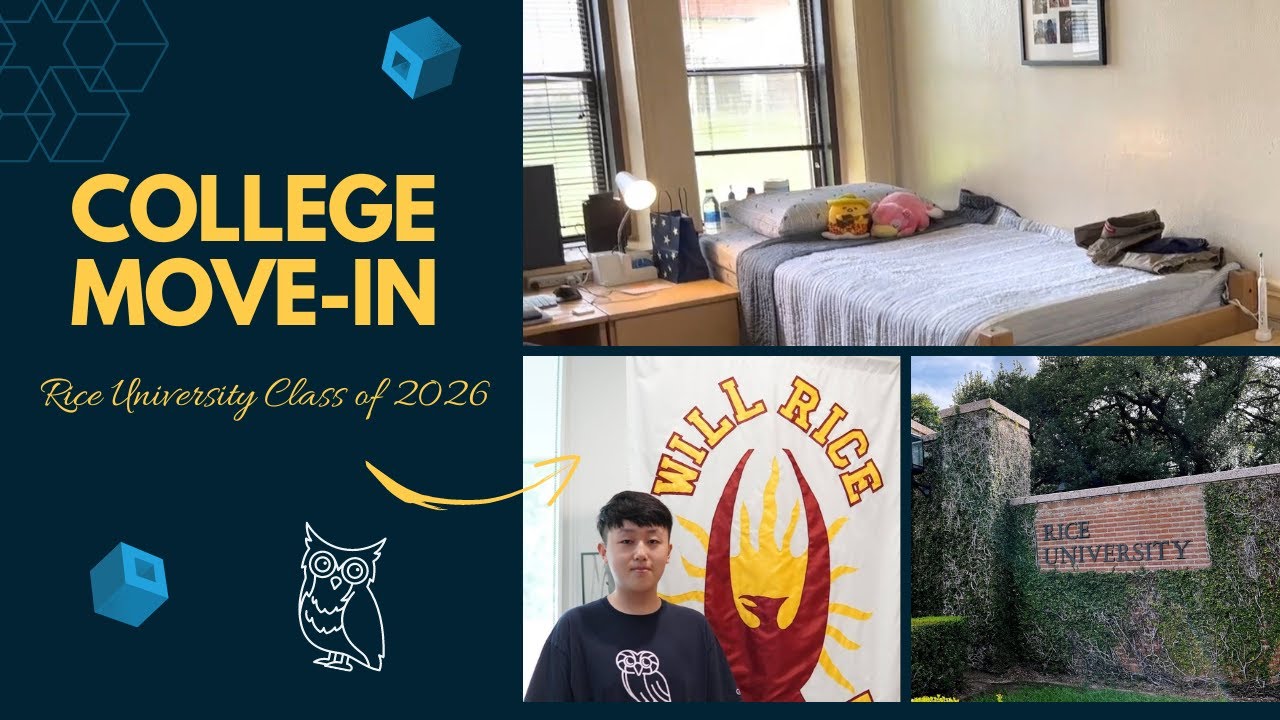 College Move-In Day | Rice University 2022 | Will Rice College | Freshman Year