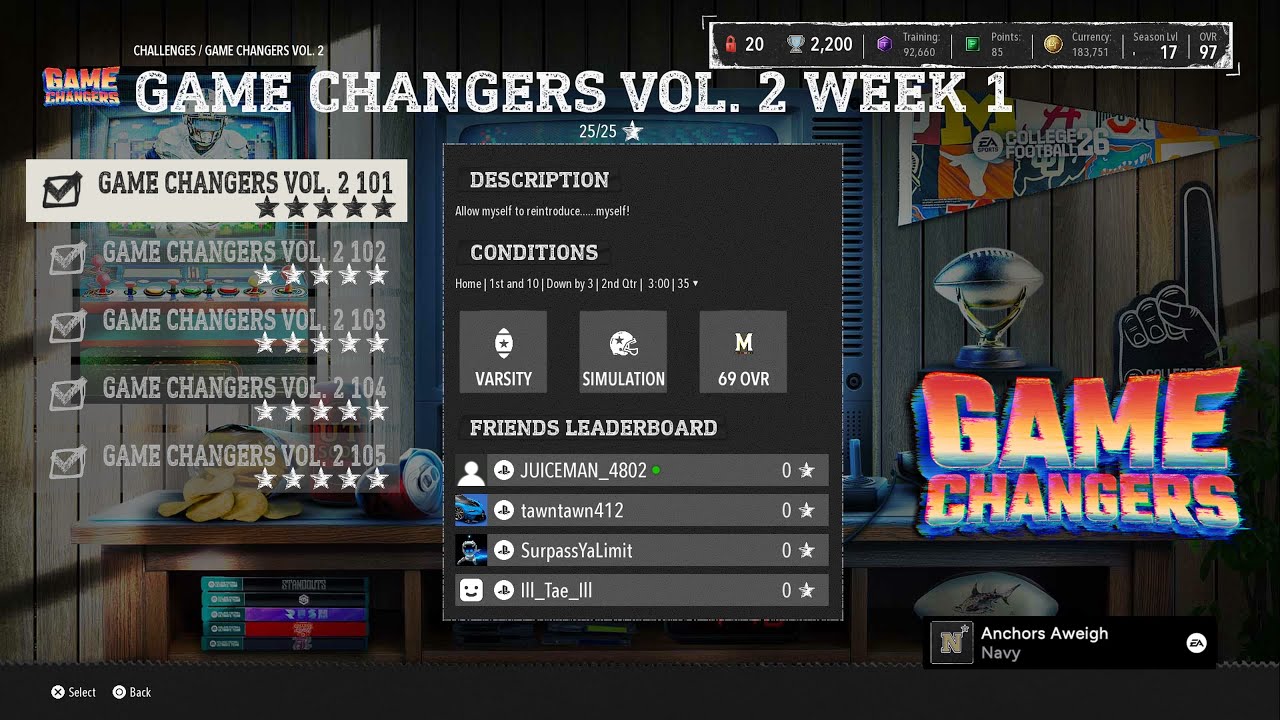 EA Sports College Football 26 Ultimate Team - Game Changers Vol. 2 