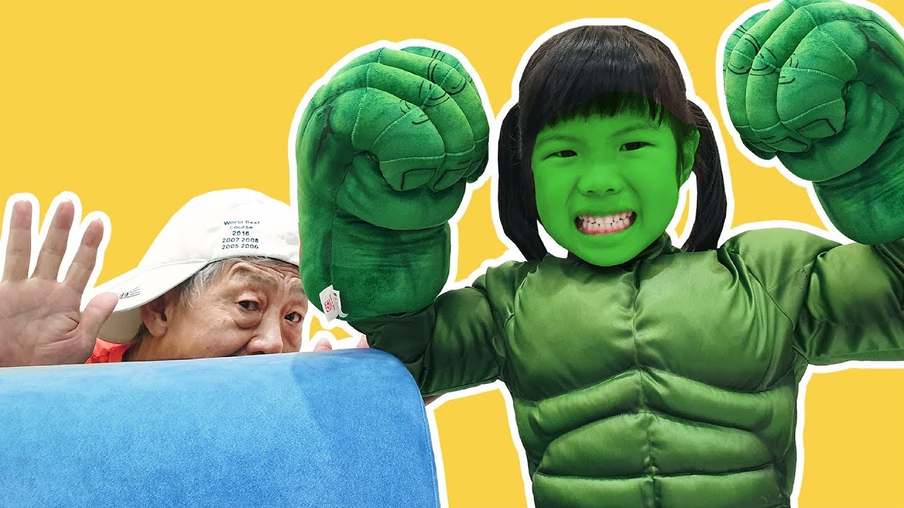 슈퍼히어로 유니 위험에 빠진 할아버지 도와드리기 Superhero Rescue mission - Romiyu Story [로미유 스토리]