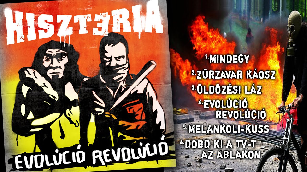 HISZTÉRIA - Evolúció Revolúció / mini lp / 2012   [FULL ALBUM]