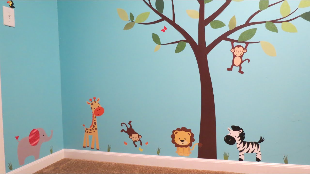 How to Install Fabric Wall Decals!!!