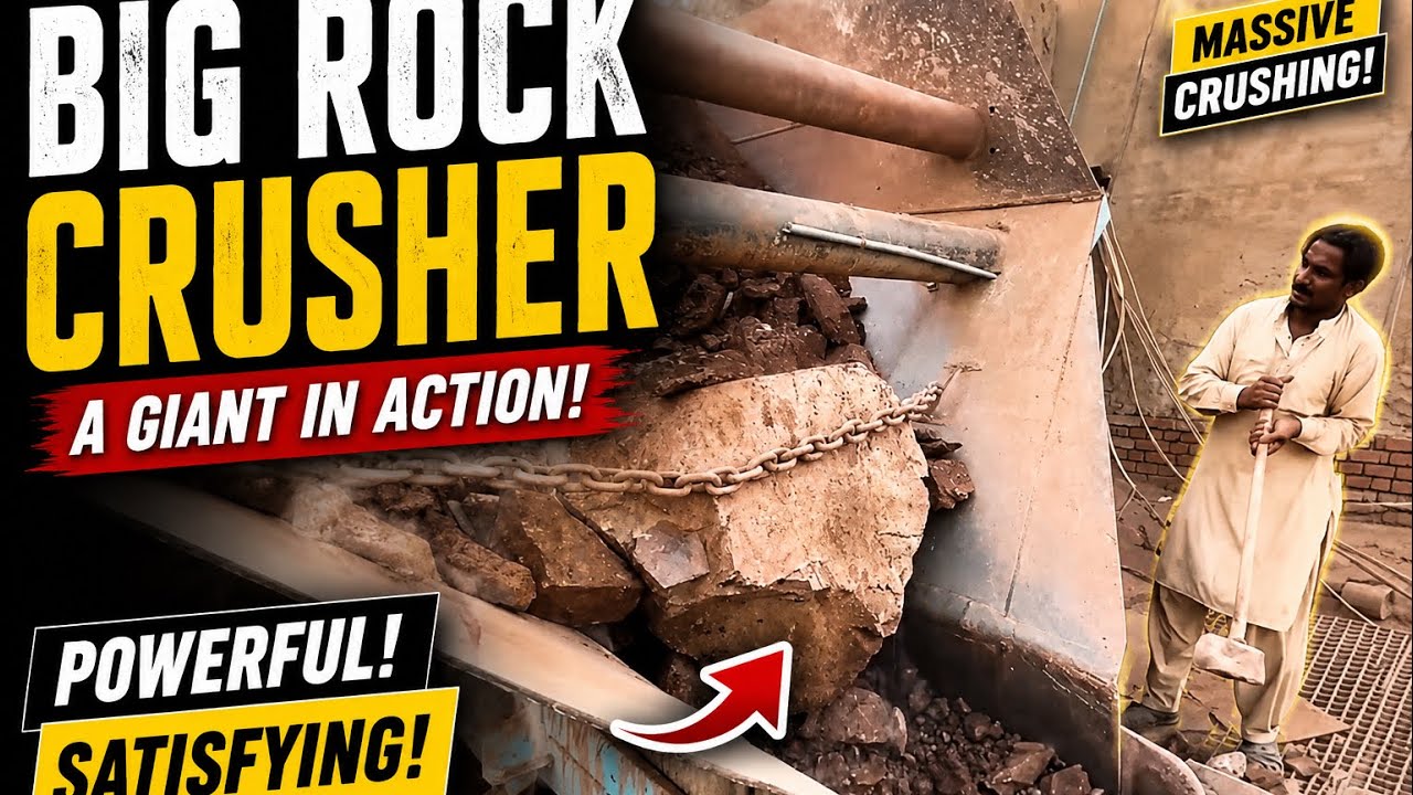 Huge stone crushing 🔥💥500 Tons per hour 😱💥💥🔥 Amazing crushing process 💥🔥