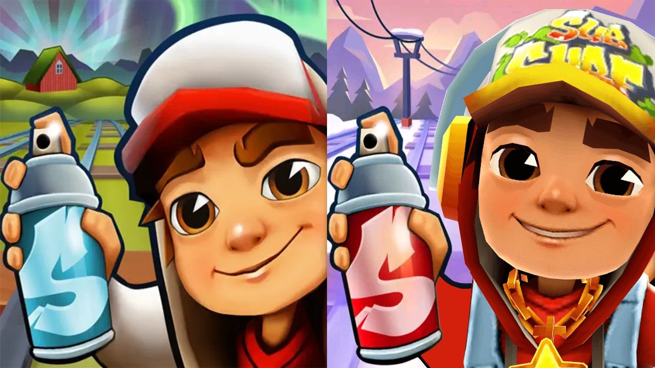 Subway Surfers Winter Xtreme 2026 vs Subway Surfers Iceland 2024 Jake vs Jake Star Gameplay HD