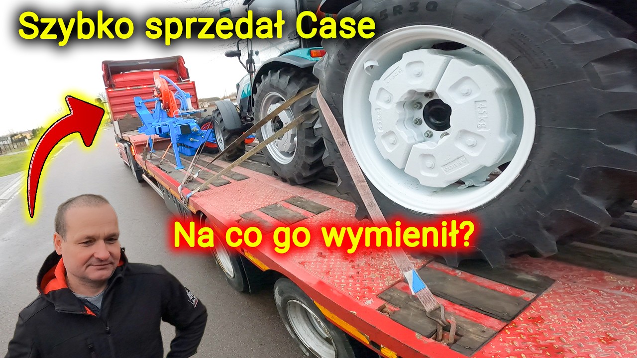 Ma 6 ha 👉 Sprzedał Case - co kupił? Artur dostarcza ciągnik Arbos 3075 [Korbanek]