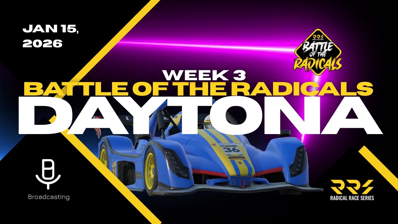 RRS Battle of the Radicals - 2026 Season 1 - Week 3 - Daytona Roval