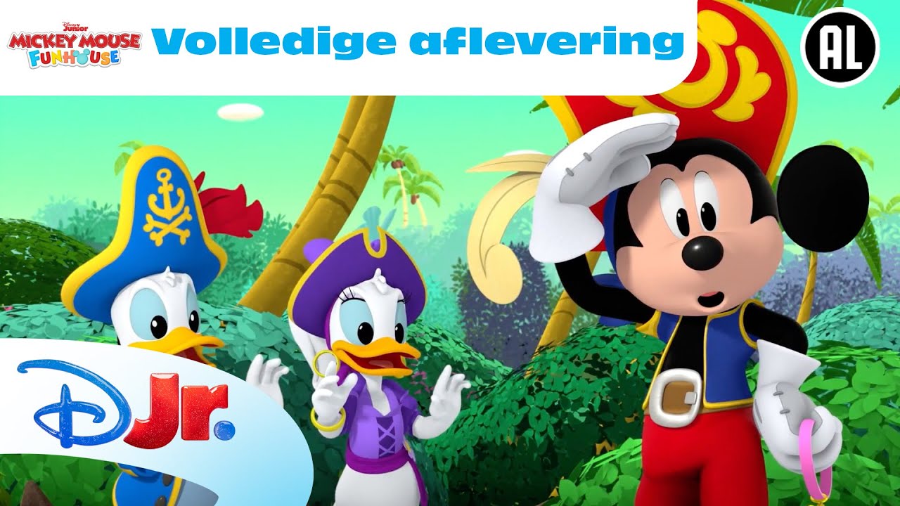 🏴&zwj;☠️ Schat Zoeken | Mickey Mouse Funhouse | Volledige Aflevering | Disney Junior Belgi&euml;-Nederland