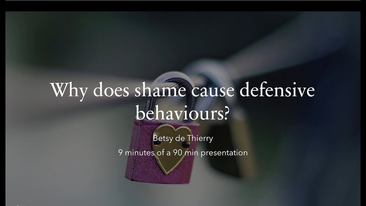 How does shame cause defensive behaviours?