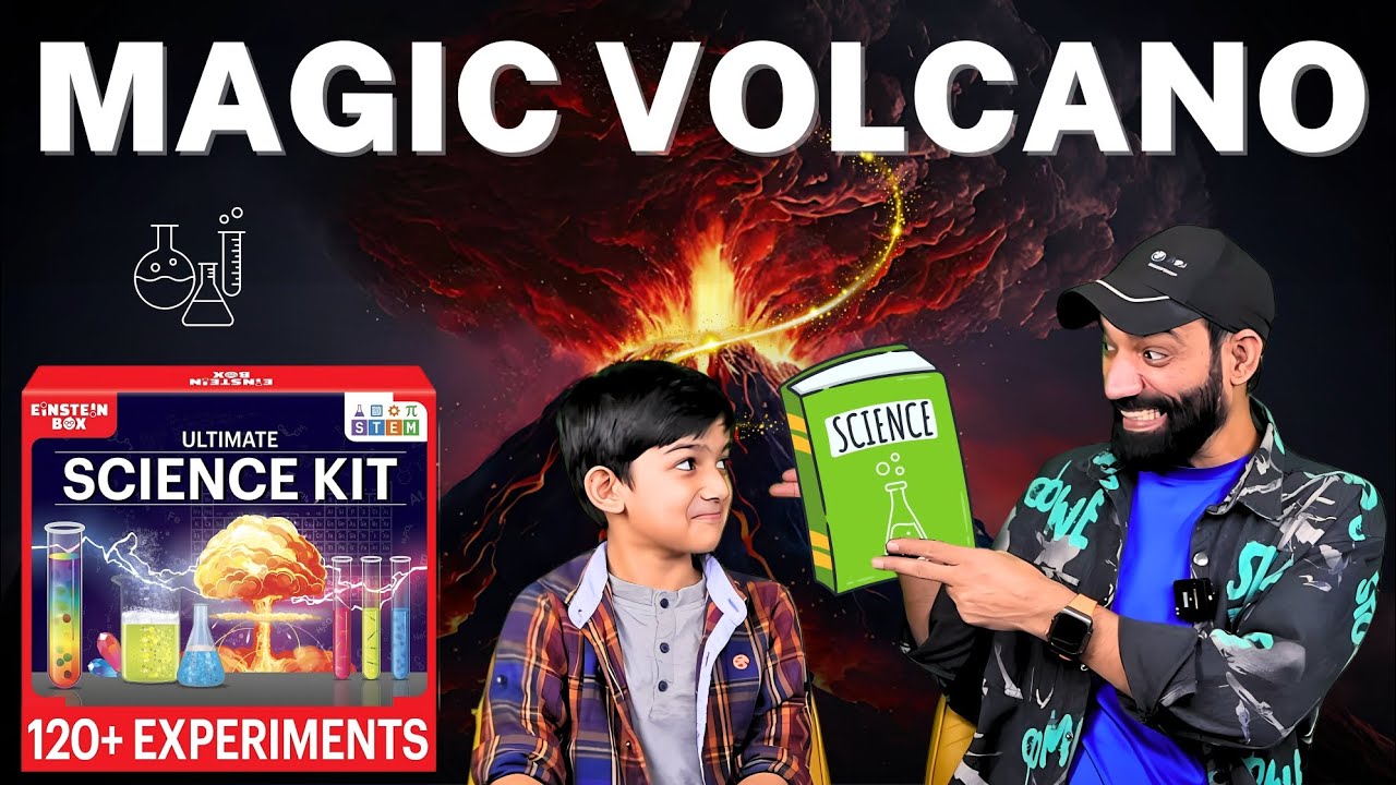 Science Kit Ultimate | Einstein Box Science Kit | Magic Volcano 🌋 | Science Kit 120+ Experiments