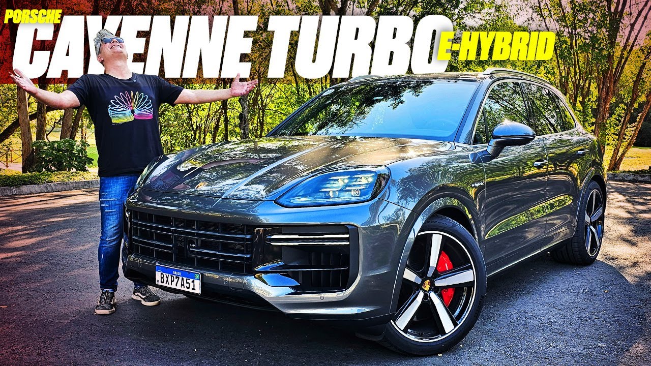 Novo Porsche Cayenne Turbo E-Hybrid - FAZ 20 KM/L E ACELERA IGUAL 911 POR R$ 1,3 MILHÃO. VALE ISSO?