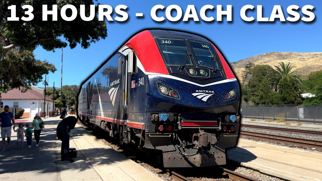 13 ЧАСОВ в автобусе! Amtrak Coast Starlight в Лос-Анджелес