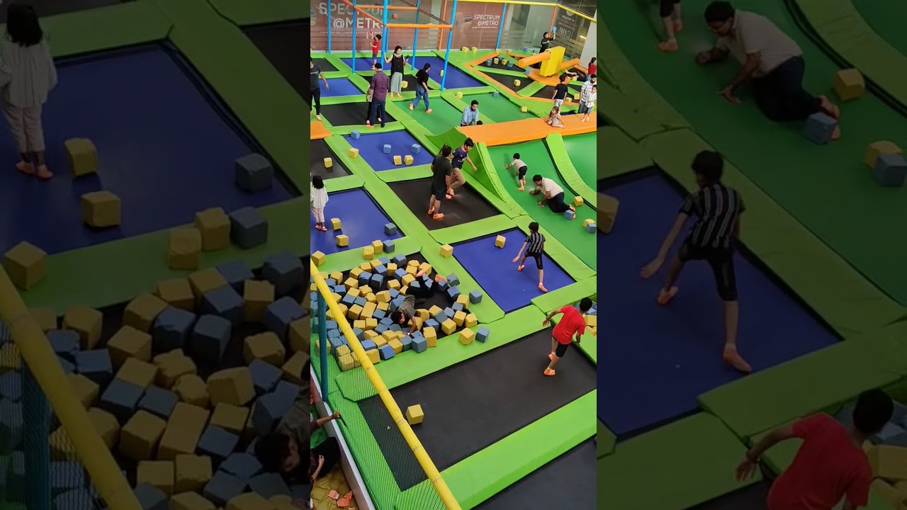 Sky Jumper Spectrum Mall Noida #shorts #trampoline #shortsfeed #sector72
