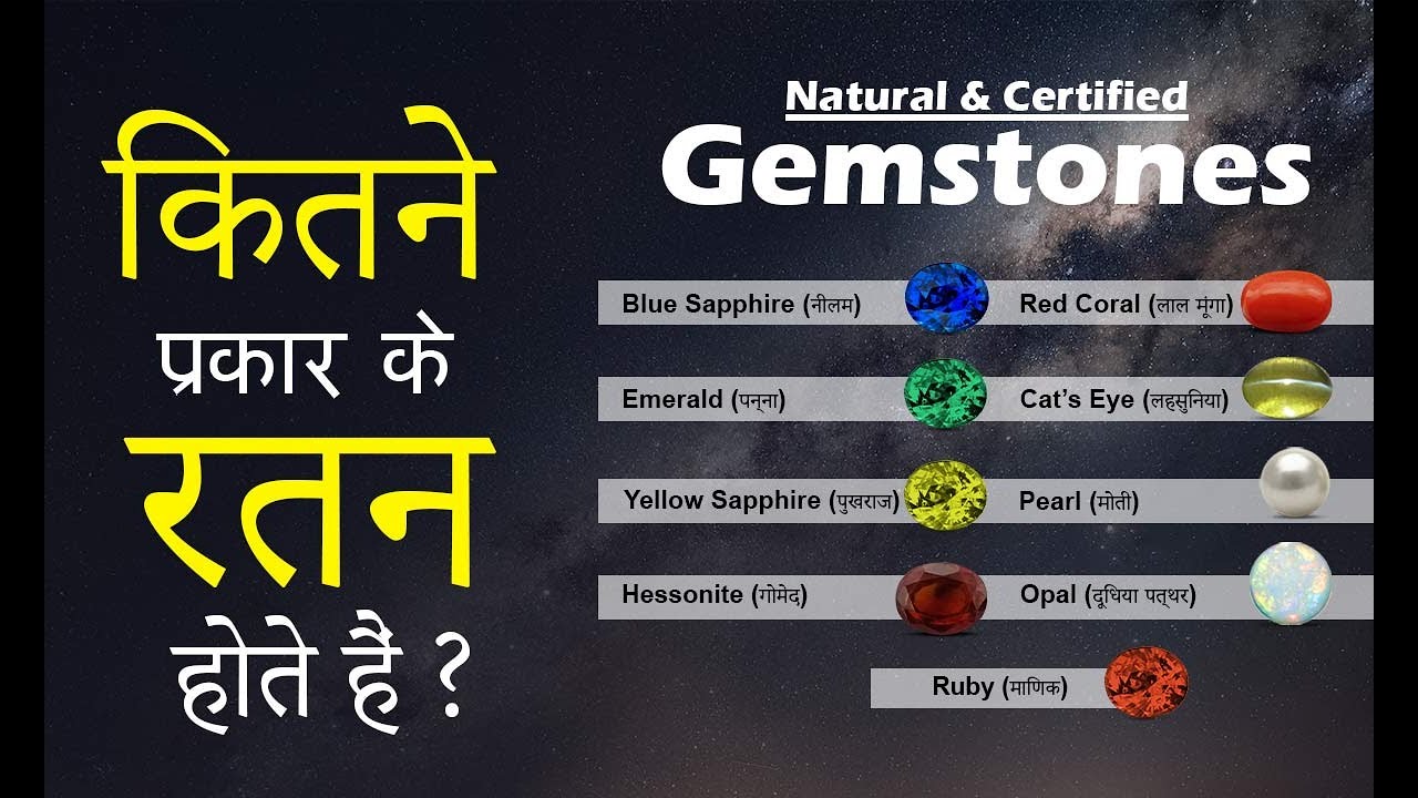 Navratna Gemstones | Ratna Bhagya | 100% Pure and Natural Gem Stones Online | नवग्रह रत्न |
